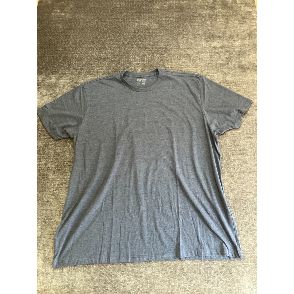 Fresh Clean Threads T-Shirt Men 4XL Heather Gray Knit Cotton Crew Neck Casual